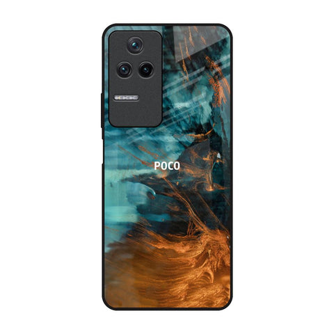 Golden Splash Glossy Case for Poco F4 5G