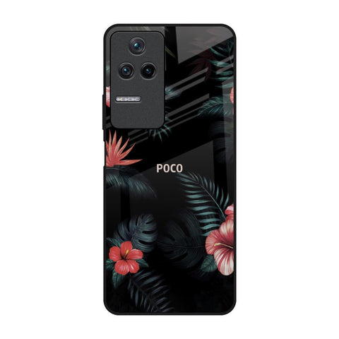 Tropical Art Flower Glossy Case for Poco F4 5G