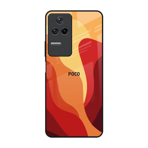 Magma Color Pattern Glossy Case for Poco F4 5G