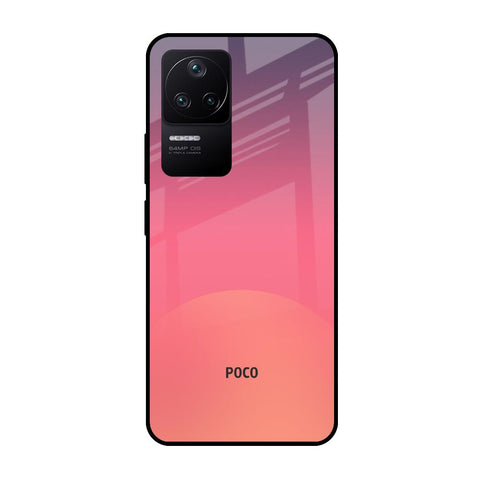 Sunset Orange Glossy Case for Poco F4 5G