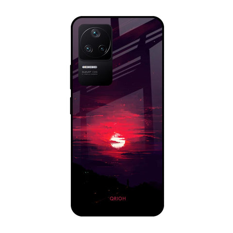 Morning Red Sky Glossy Case For Poco F4 5G