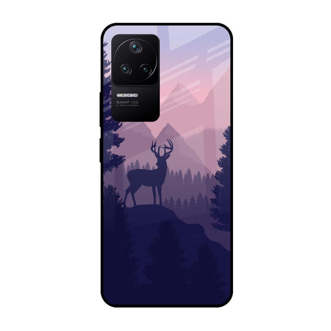 Deer In Night Glossy Case For Poco F4 5G