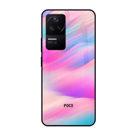 Colorful Waves Glossy case for Poco F4 5G