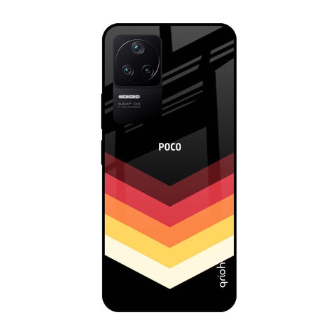 Abstract Arrow Pattern Glossy Case For Poco F4 5G