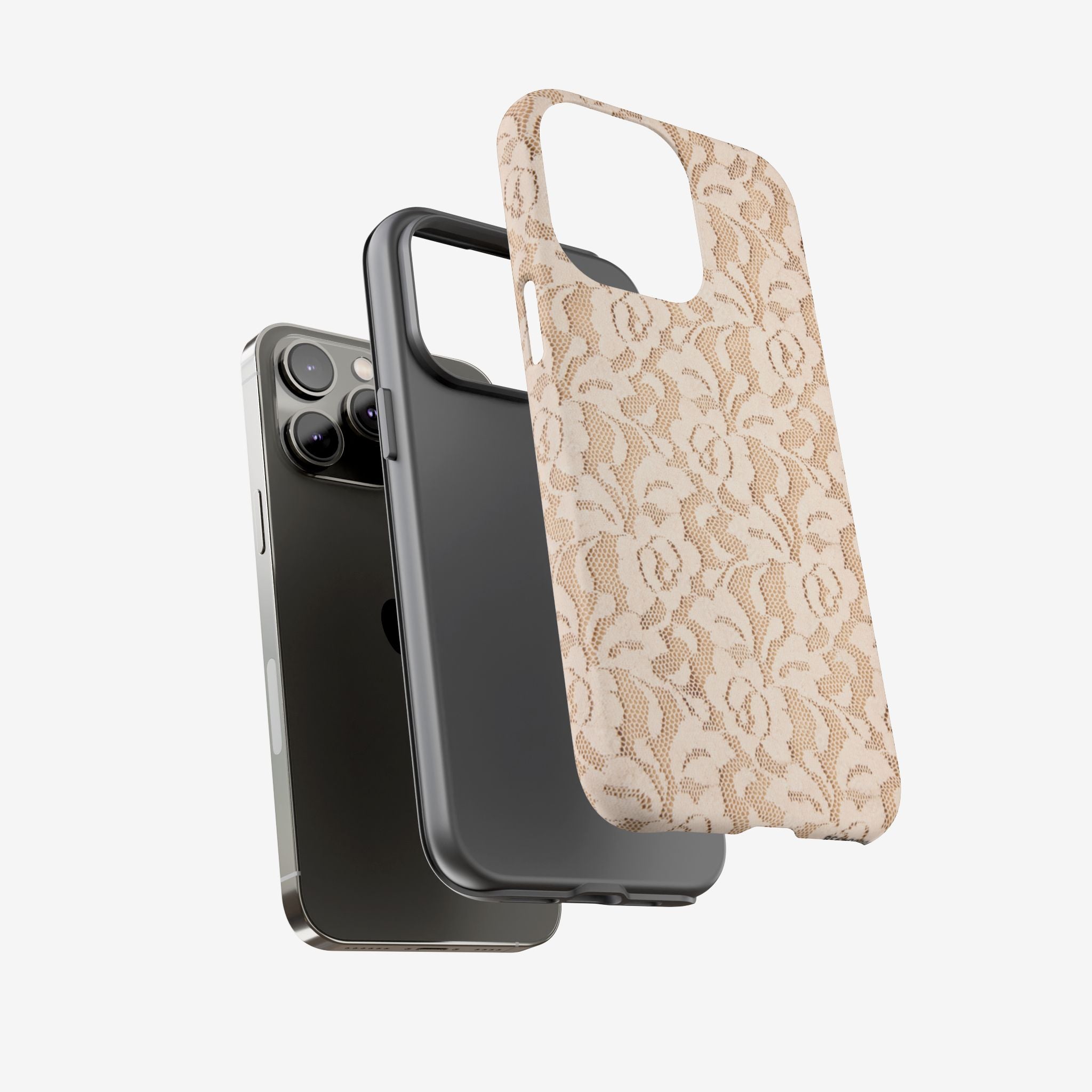 Coastal Toile Tough Case  Available For All iPhone Models
