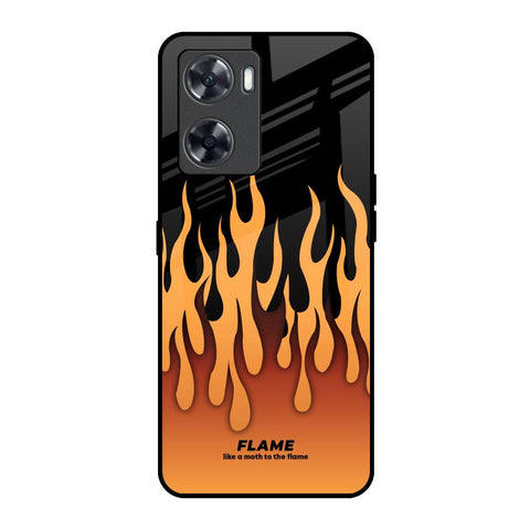 Fire Flame Glossy Case for Oppo A57 4G