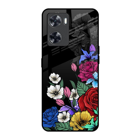 Rose Flower Bunch Art Glossy Case for Oppo A57 4G