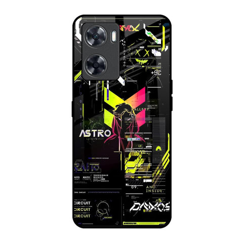 Astro Glitch Glossy Case for Oppo A57 4G