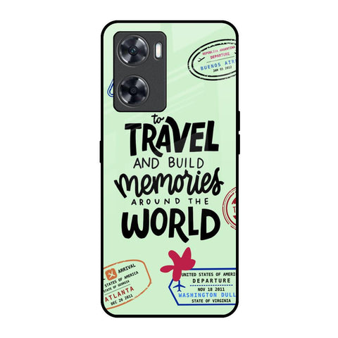 Travel Stamps Glossy Case for Oppo A57 4G