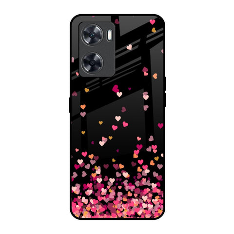 Heart Rain Fall Glossy Case For Oppo A57 4G