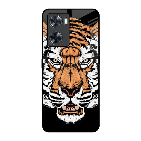 Angry Tiger Glossy Case For Oppo A57 4G