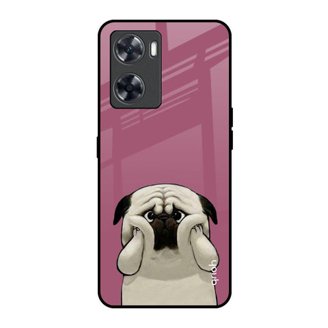 Funny Pug Face Glossy Case For Oppo A57 4G