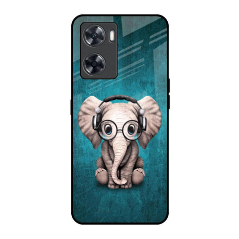 Adorable Baby Elephant Glossy Case For Oppo A57 4G