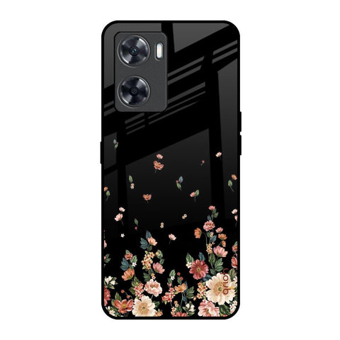 Floating Floral Print Glossy Case for Oppo A57 4G