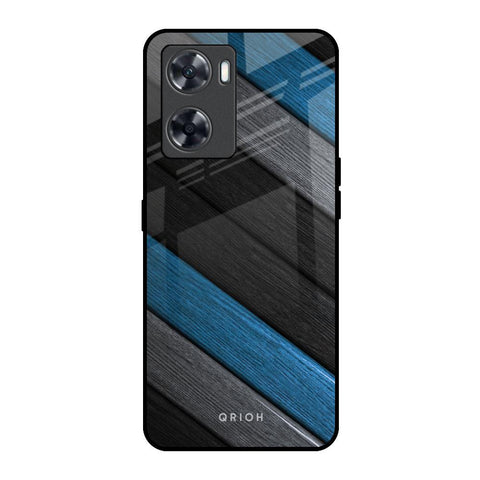 Multicolor Wooden Effect Glossy Case for Oppo A57 4G