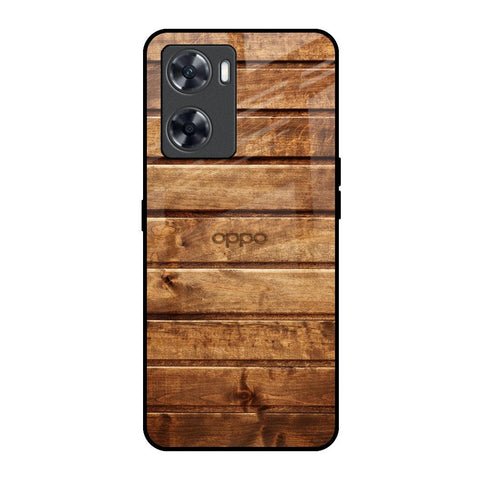 Wooden Planks Glossy Case for Oppo A57 4G