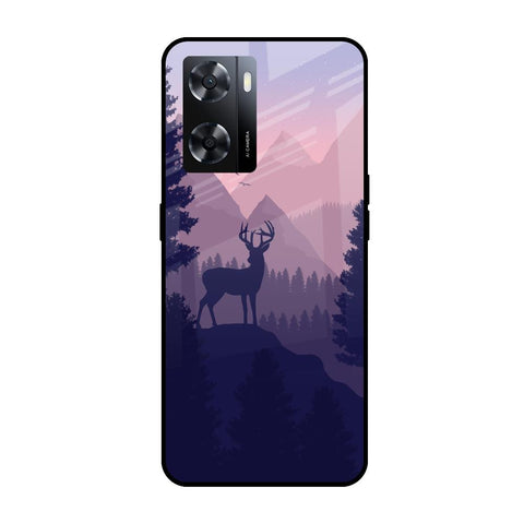 Deer In Night Glossy Case For Oppo A57 4G
