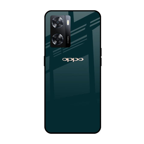 Hunter Green Glossy Case For Oppo A57 4G