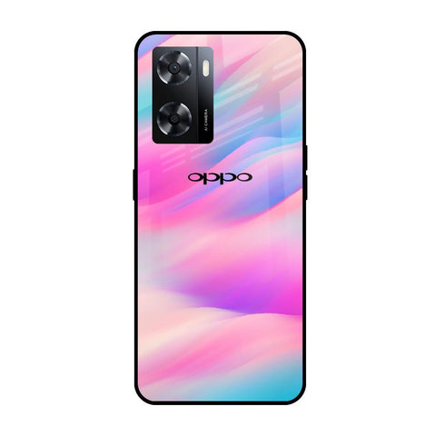 Colorful Waves Glossy case for Oppo A57 4G
