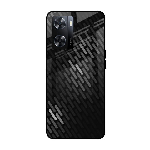 Dark Abstract Pattern Glossy Case For Oppo A57 4G
