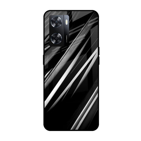 Black & Grey Gradient Glossy Case For Oppo A57 4G