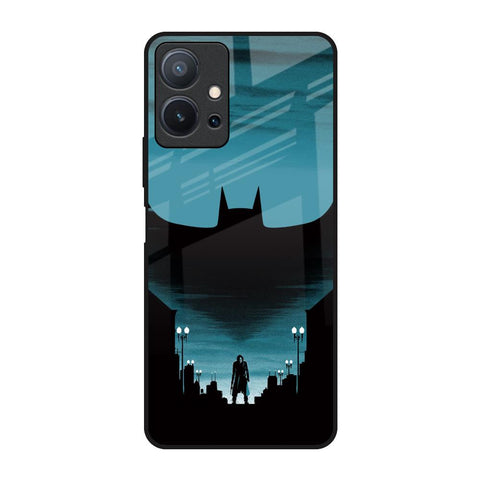 Cyan Bat Glossy Case for Vivo T1 5G