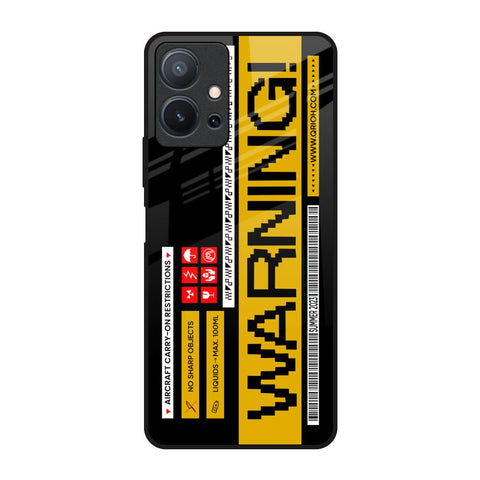 Aircraft Warning Glossy Case for Vivo T1 5G
