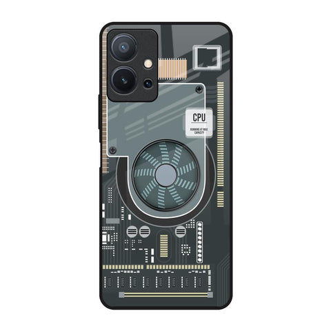 Motherboard Circuit Glossy Case for Vivo T1 5G