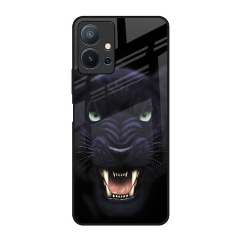 Angry Black Leopard Glossy Case for Vivo T1 5G