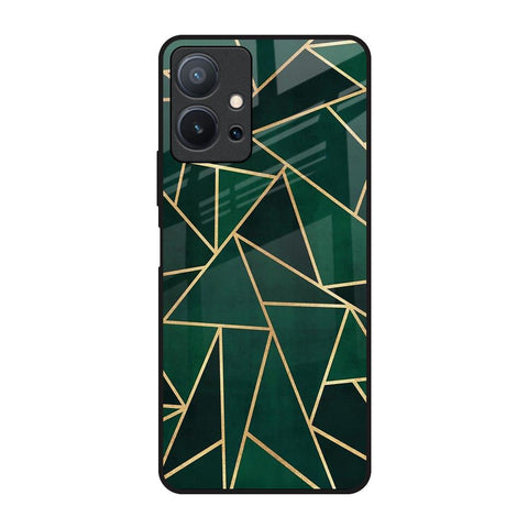 Abstract Green Glossy Case For Vivo T1 5G