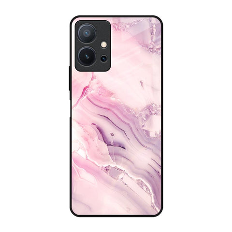 Diamond Pink Gradient Glossy Case For Vivo T1 5G