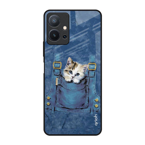 Kitty In Pocket Glossy Case For Vivo T1 5G