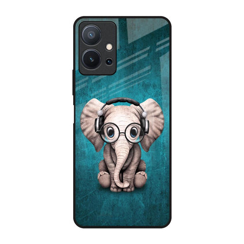 Adorable Baby Elephant Glossy Case For Vivo T1 5G