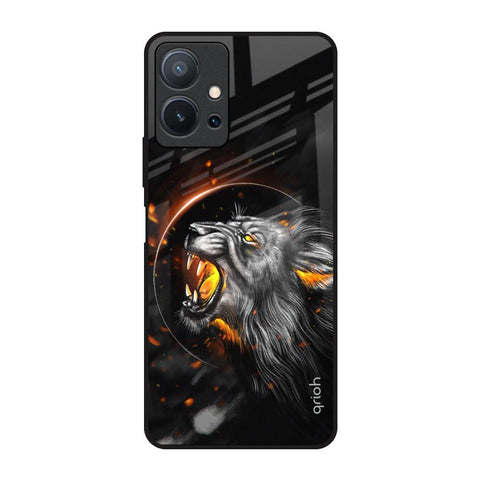 Aggressive Lion Glossy Case for Vivo T1 5G