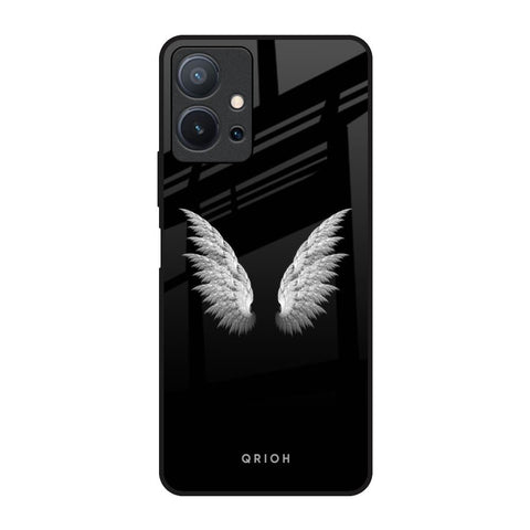 White Angel Wings Glossy Case for Vivo T1 5G
