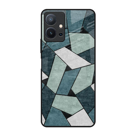 Abstact Tiles Glossy Case for Vivo T1 5G