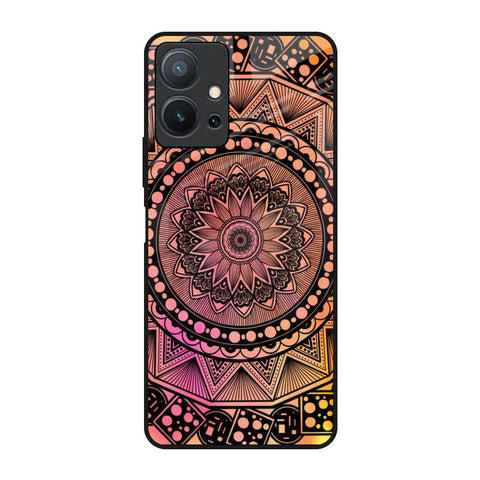 Floral Mandala Glossy Case for Vivo T1 5G