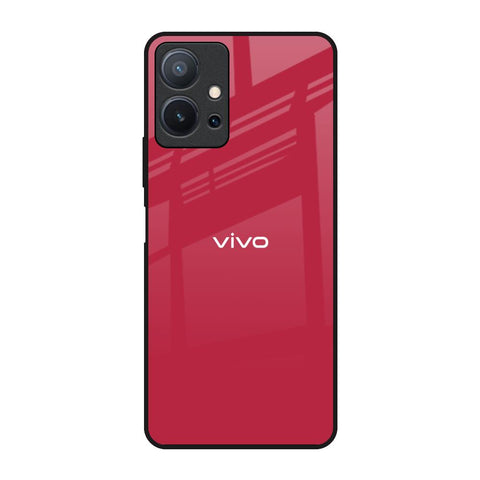 Solo Maroon Glossy case for Vivo T1 5G