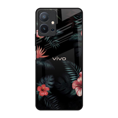 Tropical Art Flower Glossy Case for Vivo T1 5G