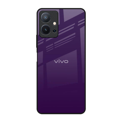 Dark Purple Glossy Case for Vivo T1 5G