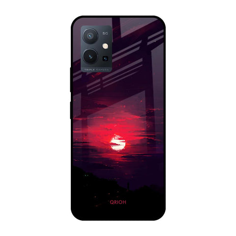 Morning Red Sky Glossy Case For Vivo T1 5G