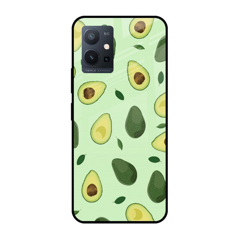 Avocado Green Glossy Case For Vivo T1 5G