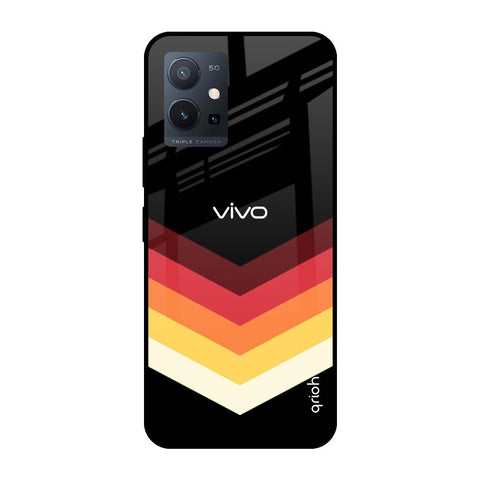 Abstract Arrow Pattern Glossy Case For Vivo T1 5G