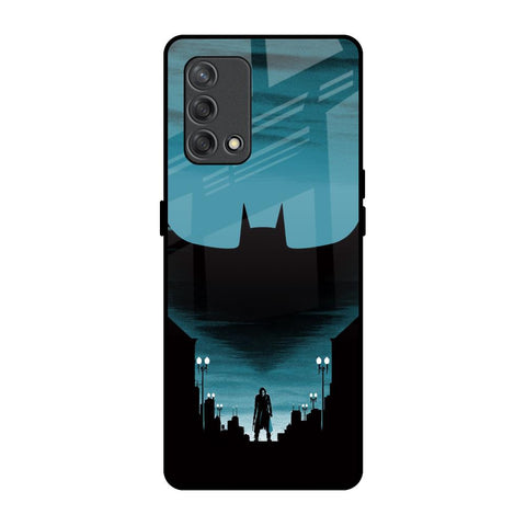 Cyan Bat Glossy Case for Oppo F19s