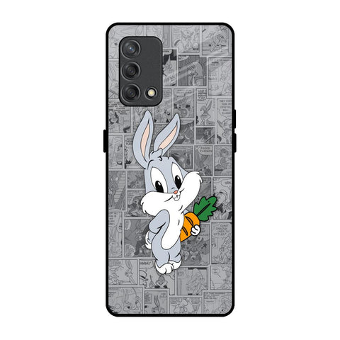 Cute Baby Bunny Glossy Case for Oppo F19s