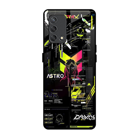 Astro Glitch Glossy Case for Oppo F19s