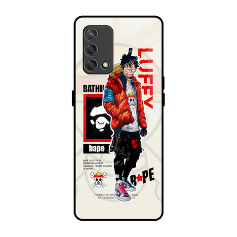 Bape Luffy Glossy Case for Oppo F19s