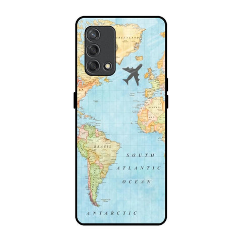 Travel Map Glossy Case for Oppo F19s
