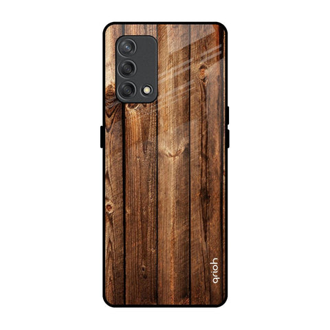 Timber Printed Glossy Case for Oppo F19s