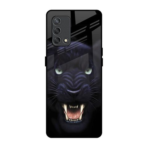 Angry Black Leopard Glossy Case for Oppo F19s